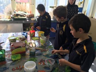 Carefully painting planes