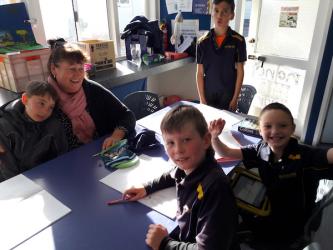 Building relationships with Jackie in Room 8