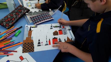 working on creating a futuristic city