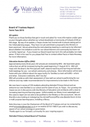 BOT Report Term 2 2015